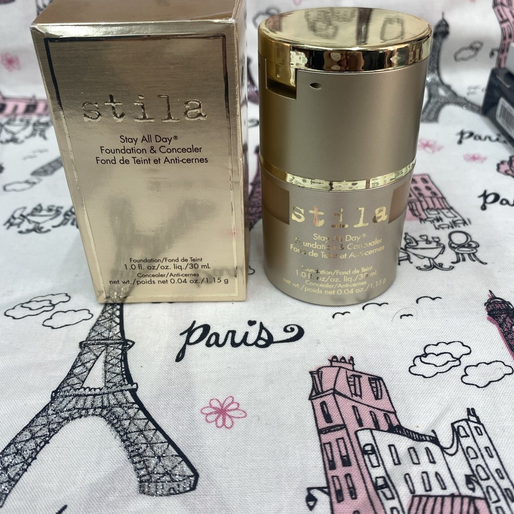 Stila Stay All Day Foundation and Concealer Caramel 12 Brand New